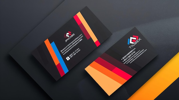 zestaw wizytówek z logo firmy