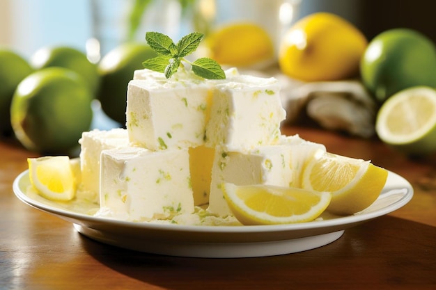 Zesty Lemon Delight Bursting with Flavor Najlepsza fotografia cytrynowa
