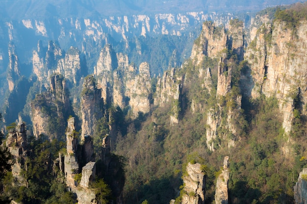 Zhangjiajie Las państwowy Chiny