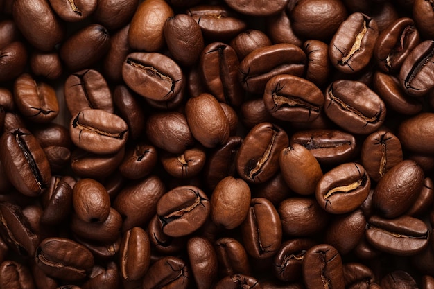 Ziarna kawy tekstura tło