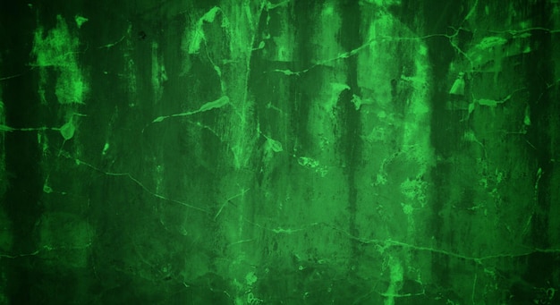 Zielona betonowa ściana abstrakcyjne tło straszne tło horroru grunge