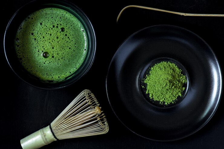Zdjęcie zielona herbata matcha