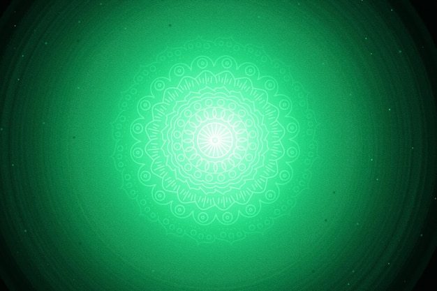 zielona mandala koncepcja abstrakcyjne tło