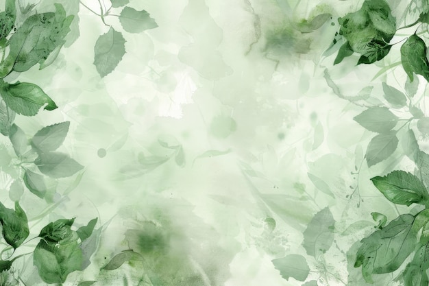 Zdjęcie zielona roślina z zielonymi liśćmi i białym tłem