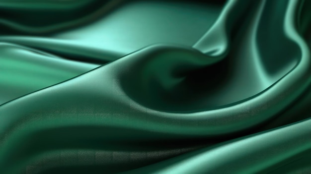 Zdjęcie zielona tkanina, która jest bardzo piękna