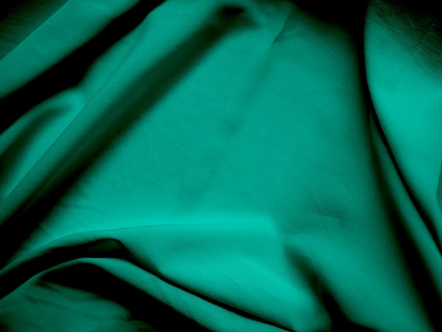 Zielona tkanina wykonana przez firmę green cloths.