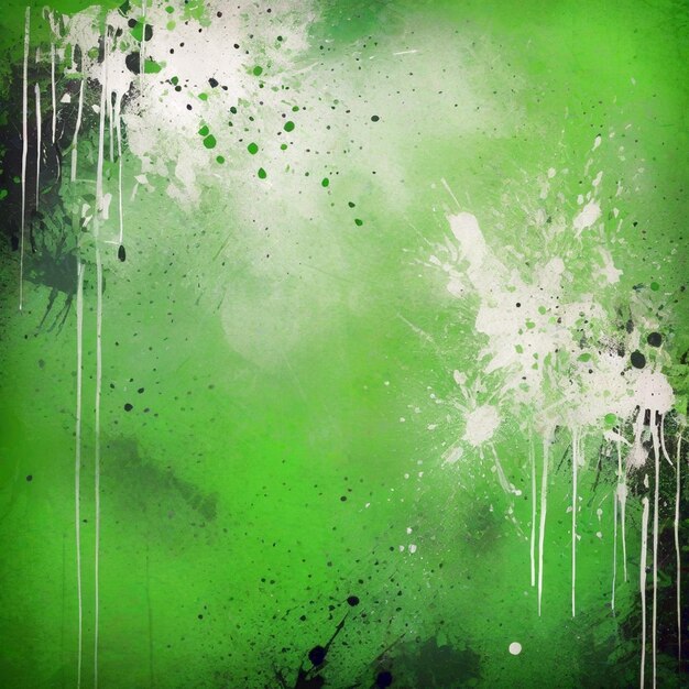Zdjęcie zielone abstrakcyjne grunge tło wygenerowane ai