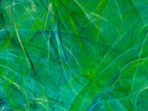 zielone abstrakcyjne tło fraktalne ilustracja renderingu 3D