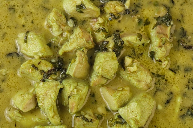 Zdjęcie zielone curry