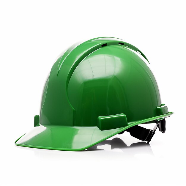 Zielone Hard Hat Minimals izolowane na białym