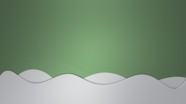 Zielone i srebrne metalowe tło tekstury ilustracja renderowania 3d