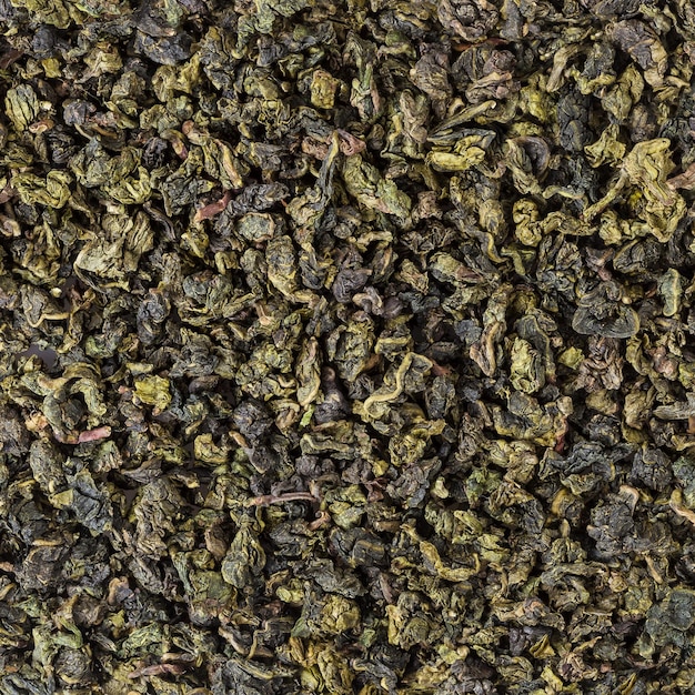 Zielone tło herbaty oolong