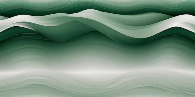 Zdjęcie zielone tło z falistym wzorem fal