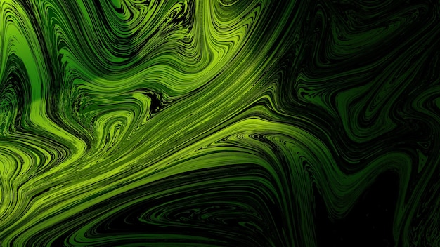 Zielone tło z swirly wzorem