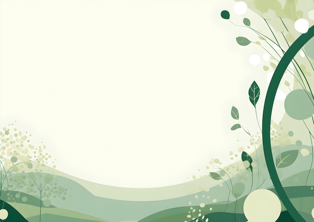 Zdjęcie zielono-białe abstrakcyjne tło z liśćmi abstrakcyjny kolor mięty tło liści zaproszenie