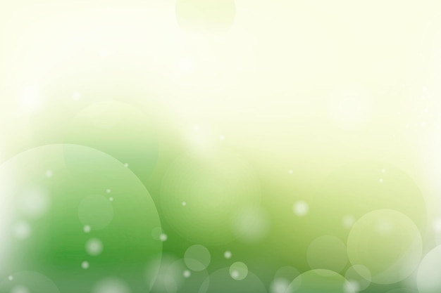 Zielony element projektowy z wzorem bokeh na tle