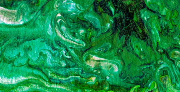 Zdjęcie zielony kolor wody pochodzi z zielonego morza.