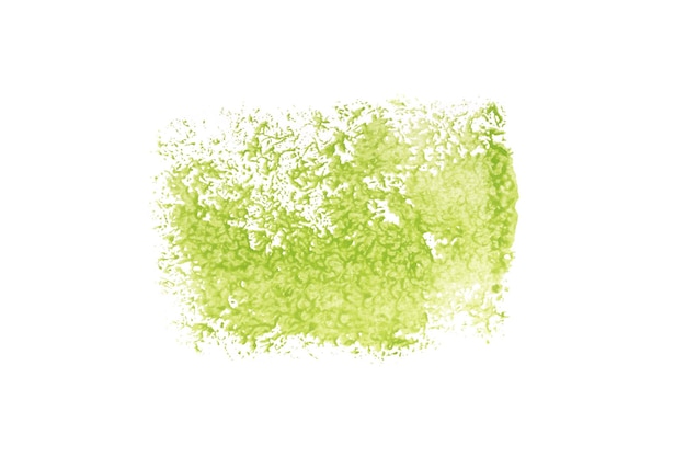 Zielony obrys nałożony wałkiem do malowania na białym tle Zdjęcie wysokiej jakości