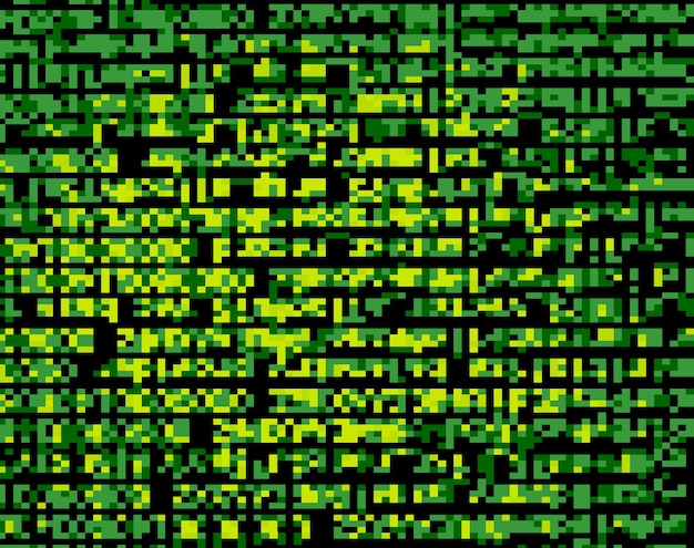 Zielony terminal pikseli bałagan tekstury tła hd