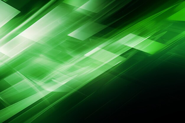 Zdjęcie zielony wielokątny abstrakcyjny wzór z ukośnym gradientem