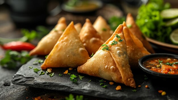 Ziemniaczana Samosa lub Aloo Samosa to indyjska przekąska