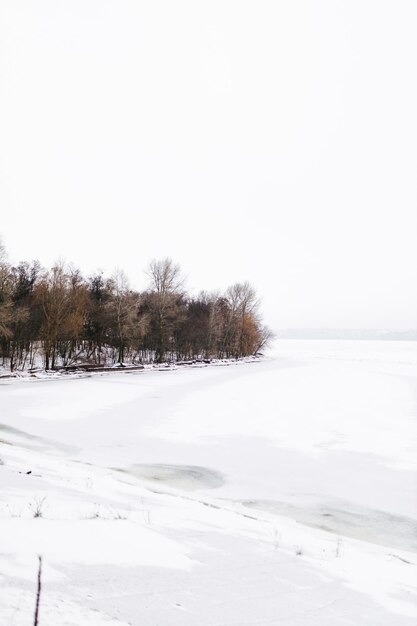zimą krajobraz