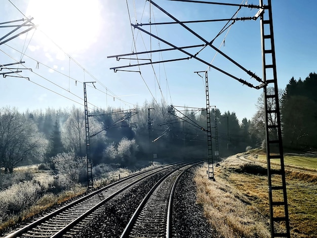 Zdjęcie zimna temperatura w burgsteinhauser