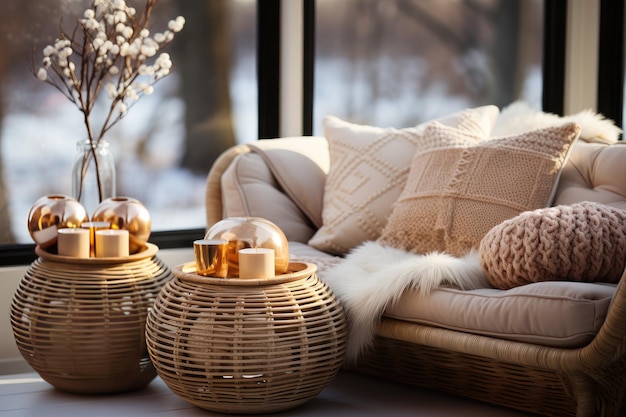 zimowa dekoracja na zimno na zewnątrz dla pomysłów na inspiracje dla domu