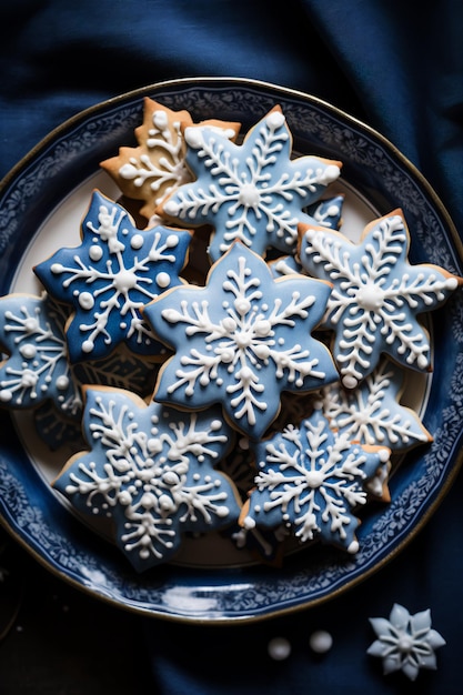 Zimowa kraina czarów traktuje dziwaczne ciasteczka cukrowe