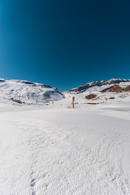 Zimowe góry w regionie Gusar Azerbejdżanu
