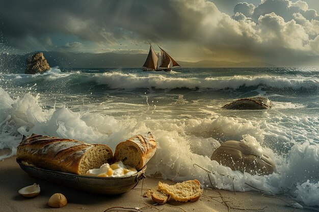 Zjedz chleb, który staje się żeglarską opowieścią generatywną ai