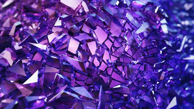 złamane szkło fioletowa technologia abstrakcyjne tło