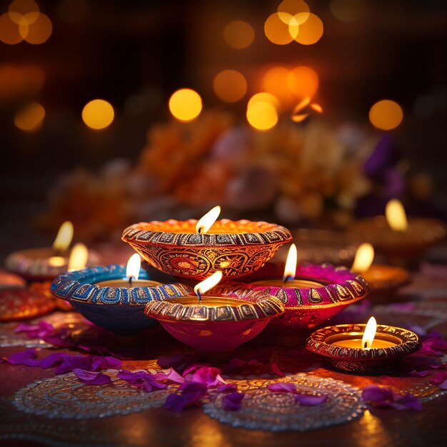 Zdjęcie złap esencję diwali