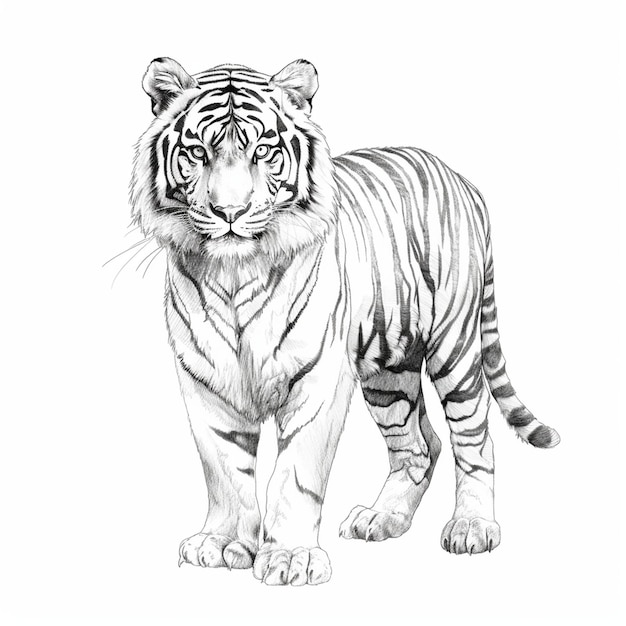 Zdjęcie złośliwy tygrys w przyrodzie