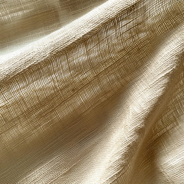 Złota tekstura tkaniny z subtelnym tkactwem i matowym wykończeniem