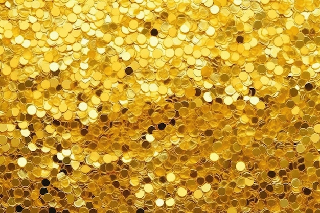 Złote brokatowe tapety, które są złote i srebrne