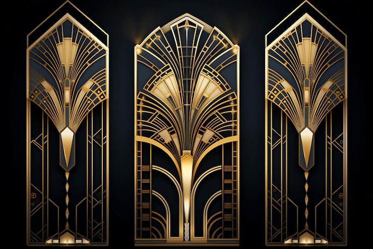 Zdjęcie złote dzielnice art deco