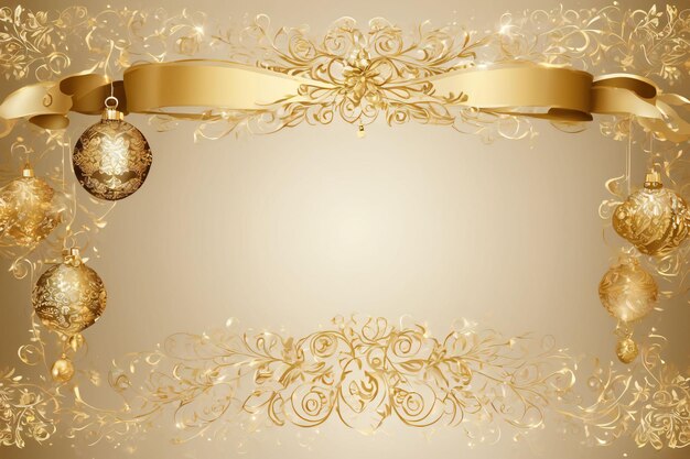 Złote, luksusowe, świąteczne tapety, jasny banner.