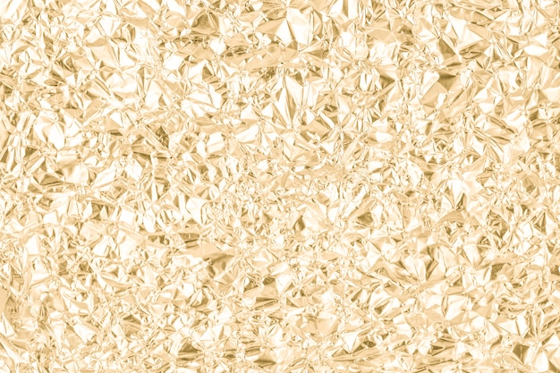 Zdjęcie złoto pomarszczony papier tekstury streszczenie tło