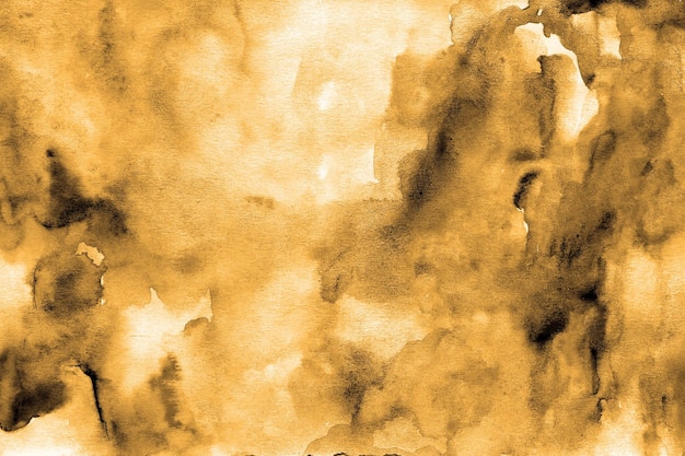 Złoty folwark brązowy akwarela tło