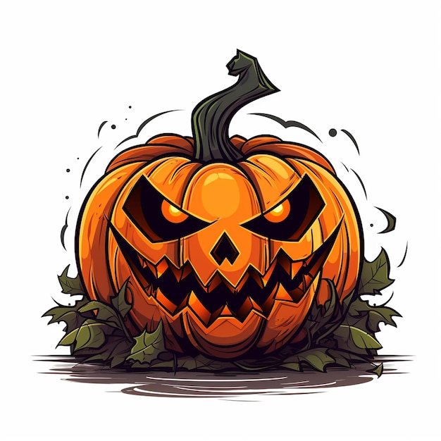 Zdjęcie złowieszcza ilustracja halloween