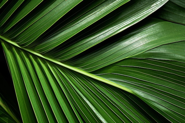 Złożone piękno liścia palmy z artystycznej perspektywy AR 32