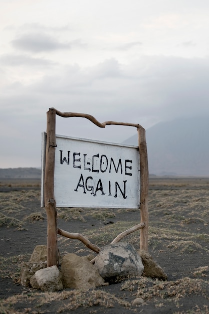 Znak powitalny, Tanzania, Afryka