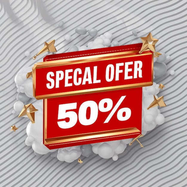 Znak z napisem "specjalna oferta"