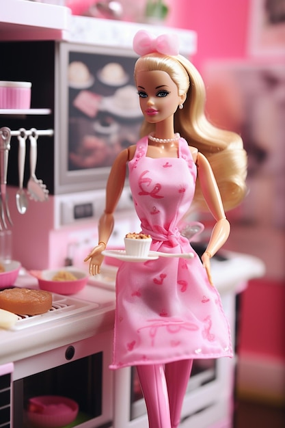 Zniewalająca lalka Barbie o ponadczasowym pięknie