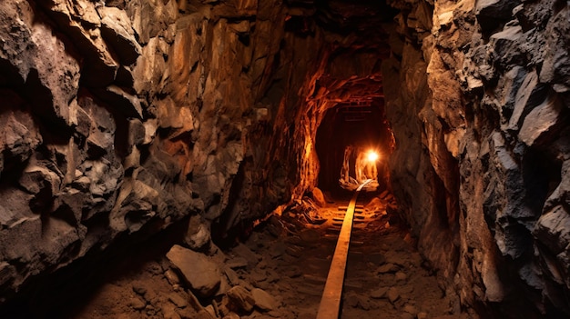 Zobacz wnętrze strasznego opuszczonego tunelu kopalni złota