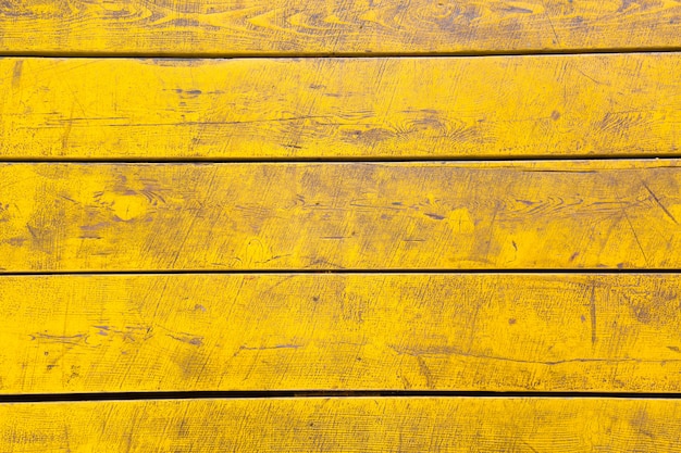 Żółte kolorowe tło drewna