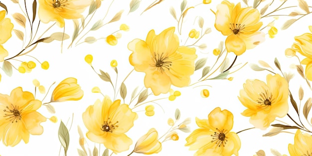 Żółte kwiaty tła