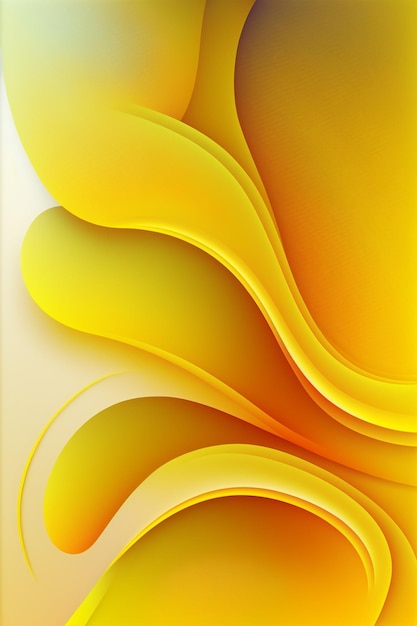 Żółte tło z falistym wzorem z napisem „żółty”
