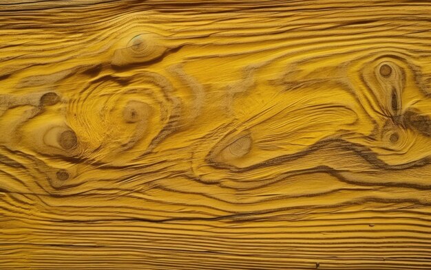 Zdjęcie Żółty drewniany wzór powierzchni tła drewna tekstury tapety tła ai generowane